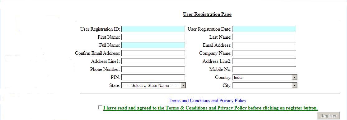 DVNA User Registration